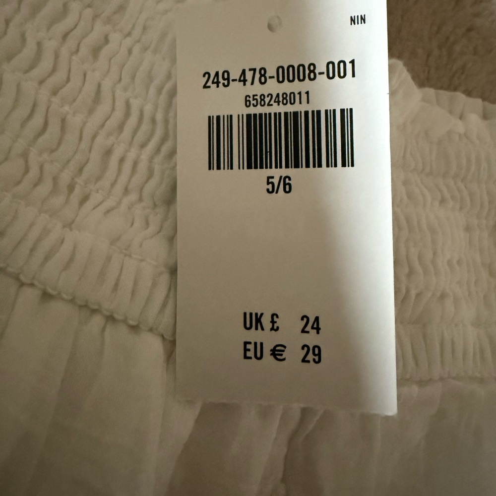 NEW Abercrombie Kids White Embroidered Shorts Set - Picture 15 of 16
